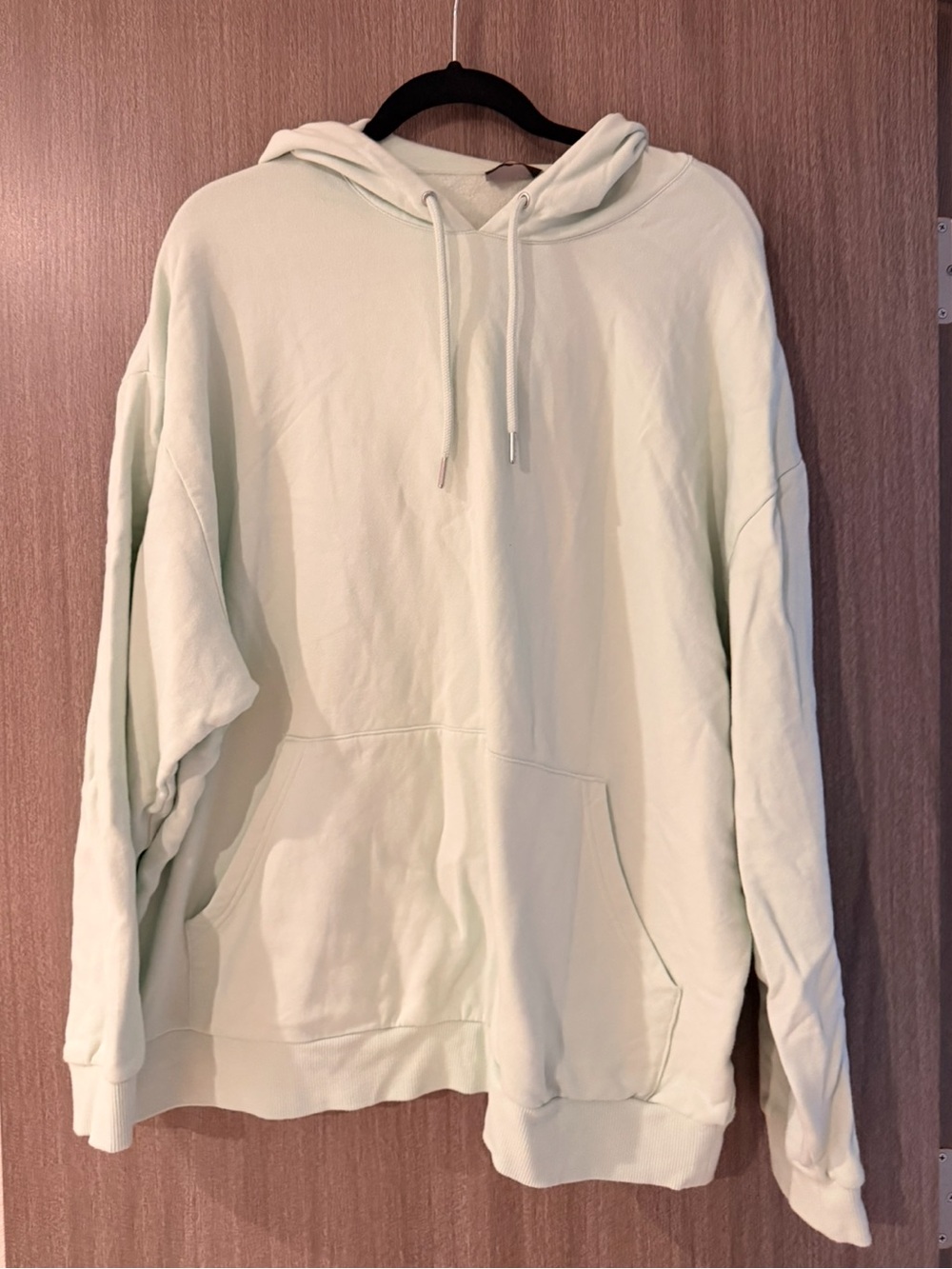 ASOS hoodie in light mint size XL